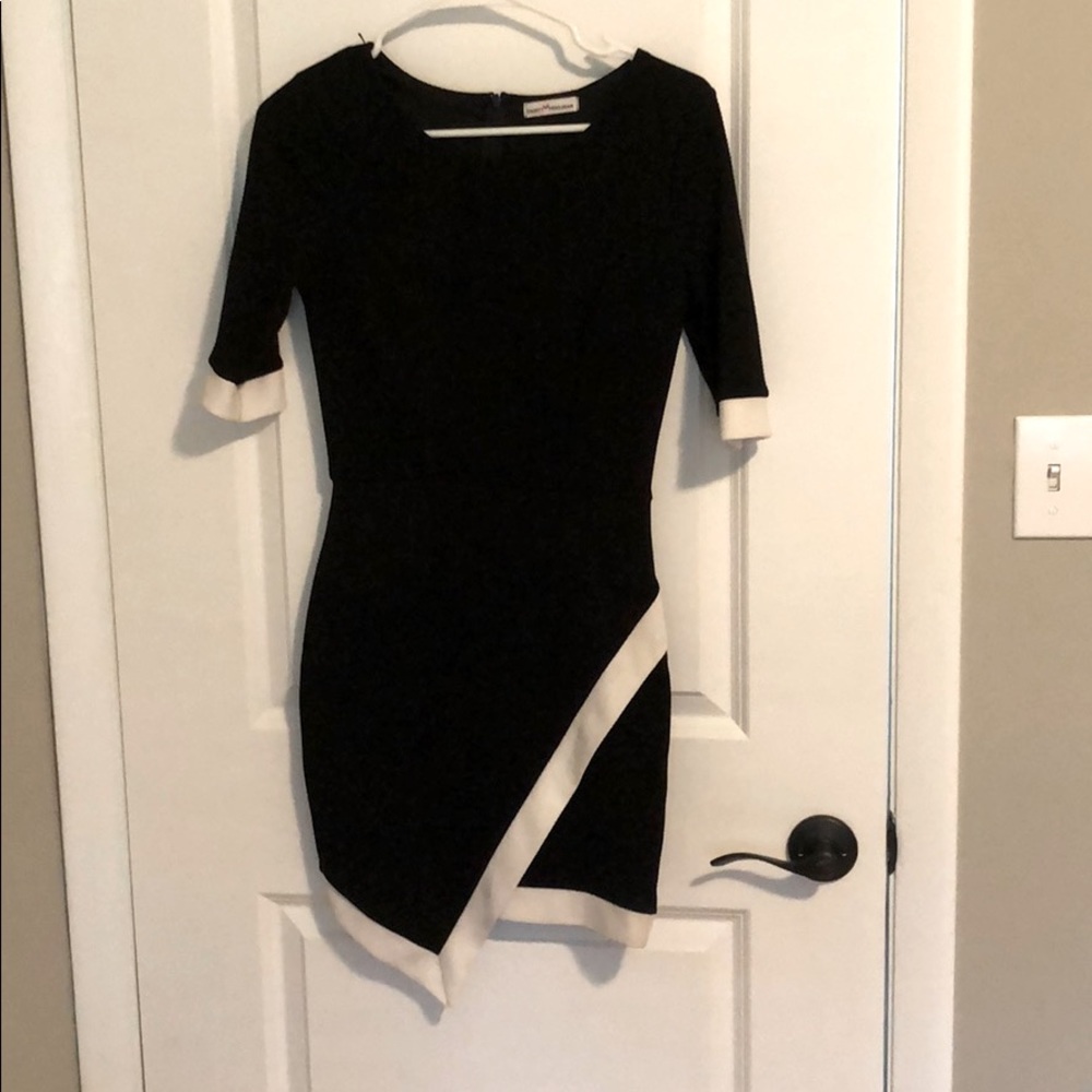 Black and white dress